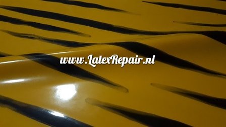 Latex sheet - Tiger yellow/brownish 1308