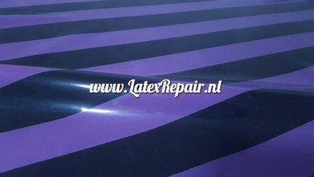 Latex - 40037 - Paars zwart gestreept