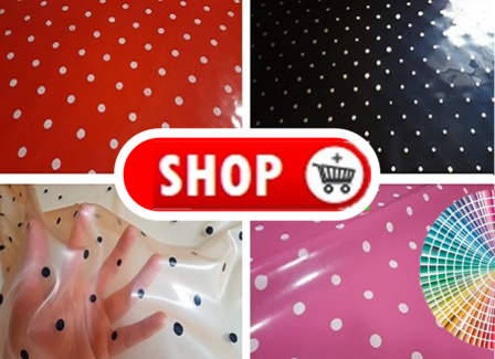 stippen polka dot latex sheet rubber