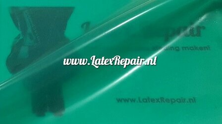 transparent green latex sheet rubber gummi