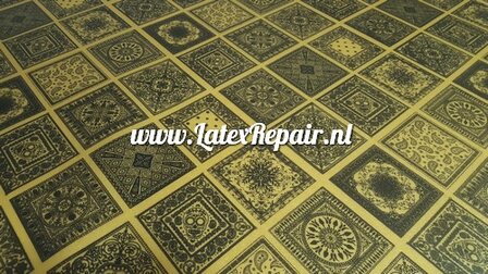 mini bandana latex sheet rubber goud gold