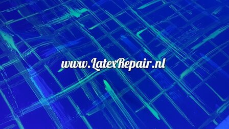 Latex - 40093 - Lijnen criss cross - met cool blacklight effect!