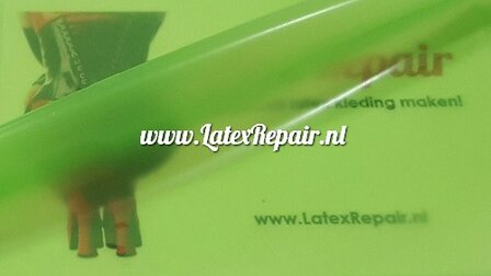 transparant licht groen latex rubber sheet