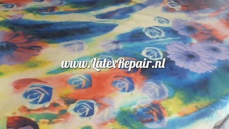 OMG-LatexFabric - non stretch - 25511 - Roses abstract