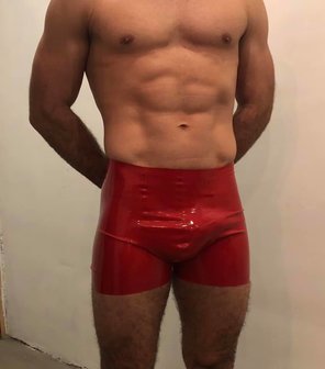 rode latex boxer short rood latex liefde