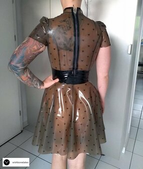 skaterdress wishbone latex patterned latex sheet latexrepair custom bespoke 01