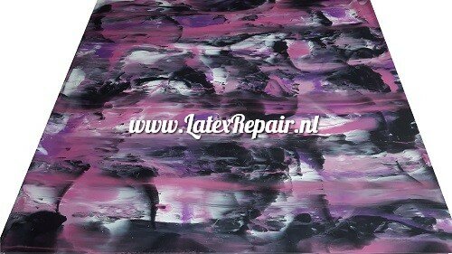 Latex sheet - Mix pink violet white black - 1526