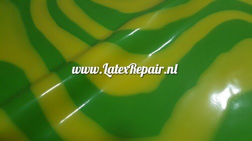 Latex - Mix 40023 - retro yellow green