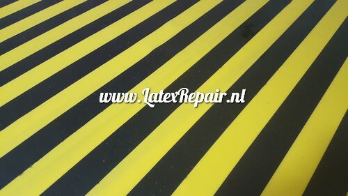 Latex - 40036 - Geel zwart gestreept