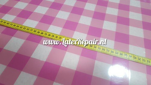 Latex - 40054 - Gingham barbie pink