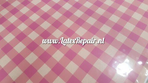 Latex - 40054 - Gingham barbie pink