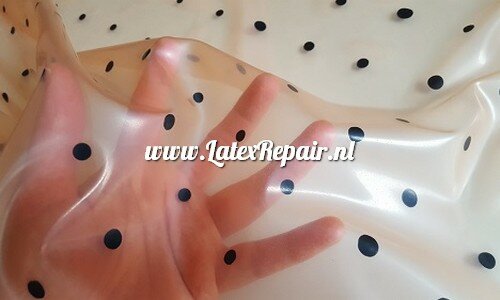 polkadot stippen latex rubber sheet