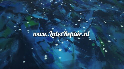 Latex - 40078 - Galaxy blue/green (± 0.40~0.60 mm!)