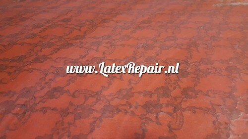 Latex - 40079 - GEEN STRETCH! Kant met glitters - rood