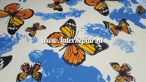 Latex sheet - Papillons disco 1324